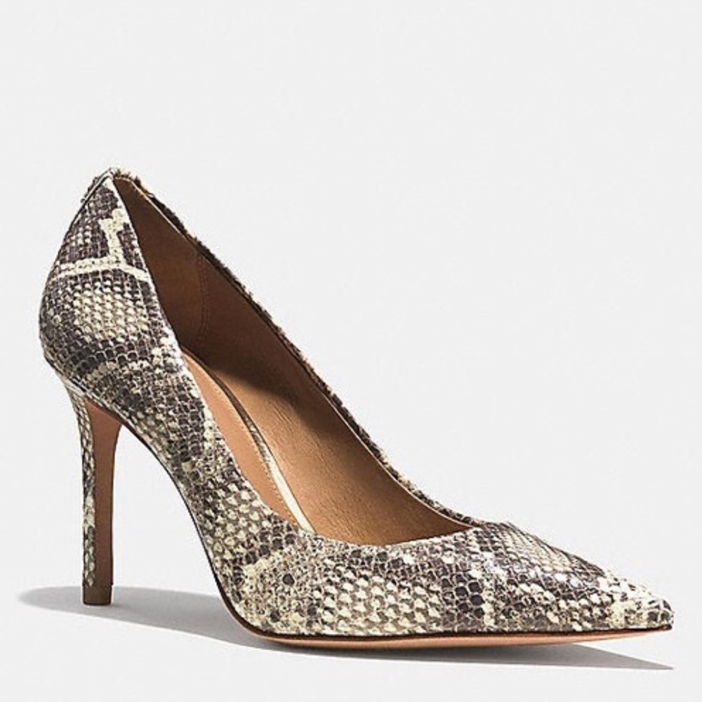 Coach Snake Heels